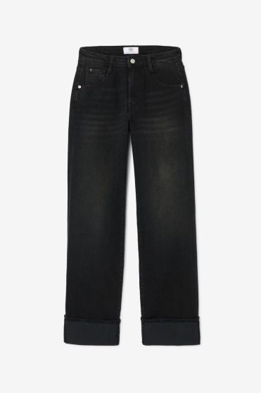 Jeans 400/28 regular loose Bonnie taille haute noir N°1