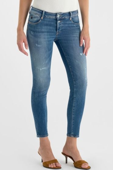 Jeans pulp slim Fino bleu moyen