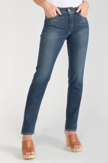Jeans pulp regular taille haute bleu N°1