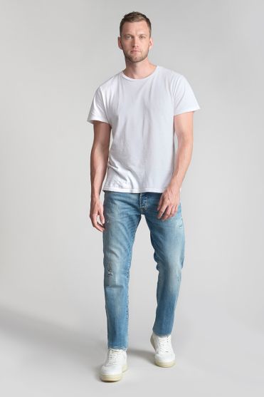 Jeans 700/17 relax Camby destroy bleu N°4