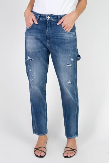 Jeans 400/60 girlfriend Vecta taille haute destroy bleu N°3