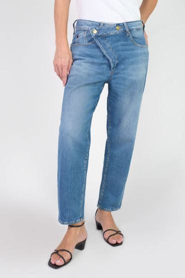 Jeans boyfit Cosy 7/8ème bleu N°4