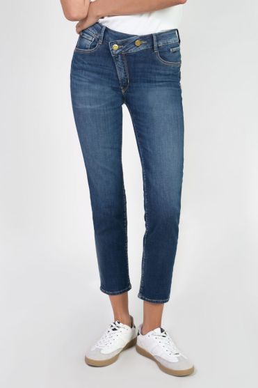 Jeans pulp regular Zep taille haute 7/8ème bleu N°2