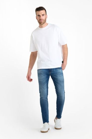 Jeans power skinny 7/8ème bleu N°3
