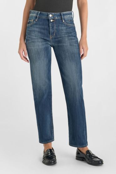 Jeans 400/18 mom Basic taille haute 7/8ème bleu N°2