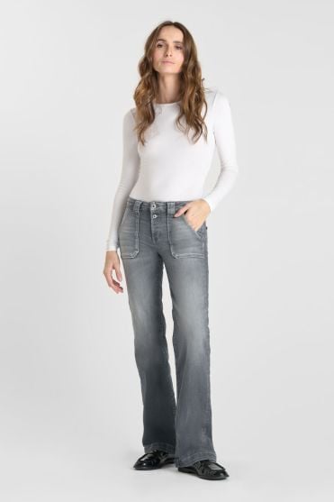 Jeans flare gris N°2