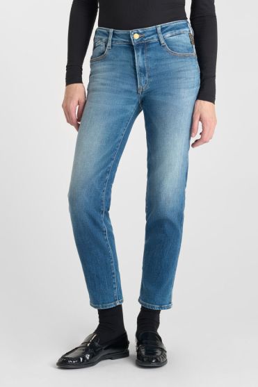 Jeans pulp regular Herah taille haute 7/8ème bleu N°4