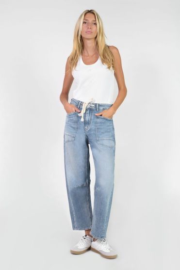 Jeans balloon Madie bleu N°5