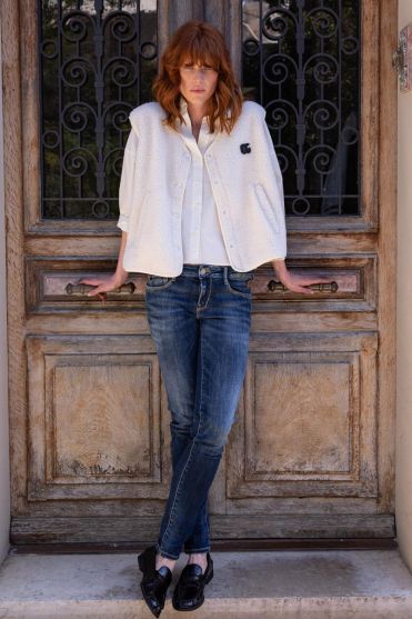 Jeans pulp slim Mallo bleu N°2