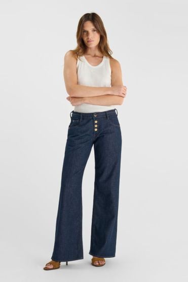 Jeans wide leg Lauryn jab bleu N°0