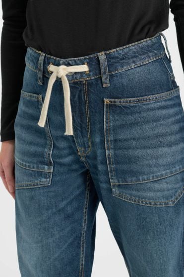 Jeans balloon Madie bleu N°1