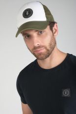 KHAKI / WHITE