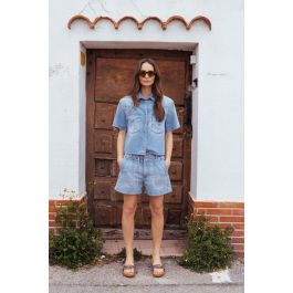 Short Jeans Bleu Le Temps Des Cerises Sloane - Taille Basse, 34/36, Occasion