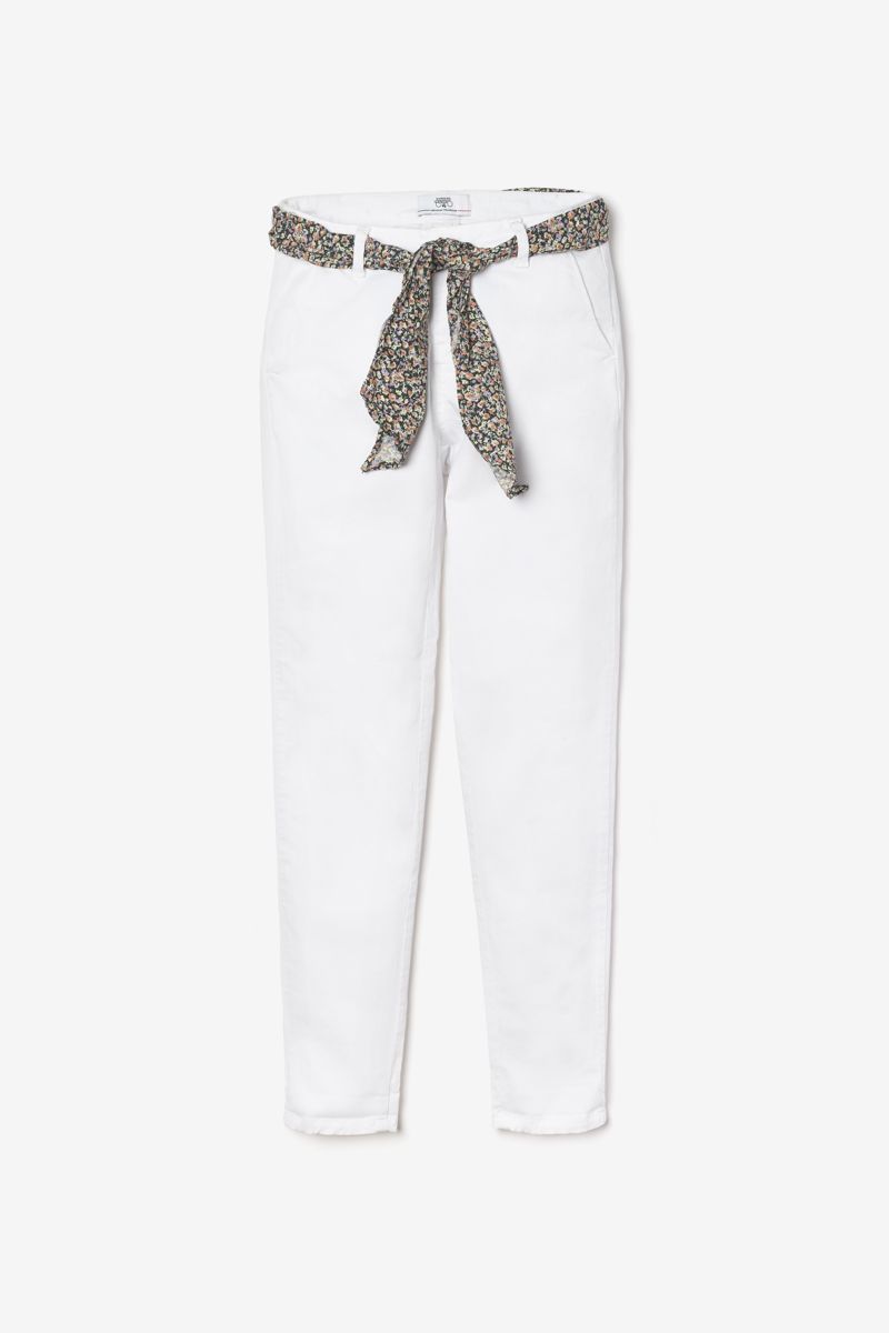 Pantalon Dyli blanc : Jeans & Pantalons et prêt à porter Femme : Le Temps  des Cerises