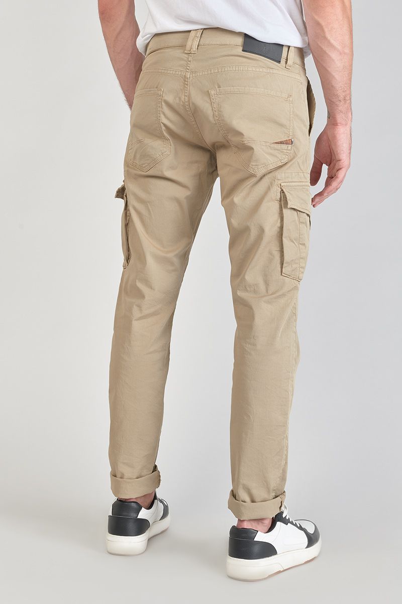 Pantalon cargo Lakme beige sable : Jeans & Pantalons Homme : Le Temps des  Cerises