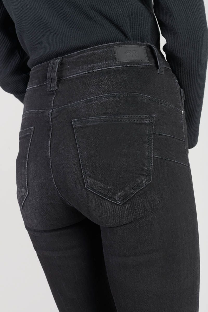 Rock pulp slim taille haute jeans noir N°1 : Jeans & Pantalons Slim Femme :  Le Temps des Cerises