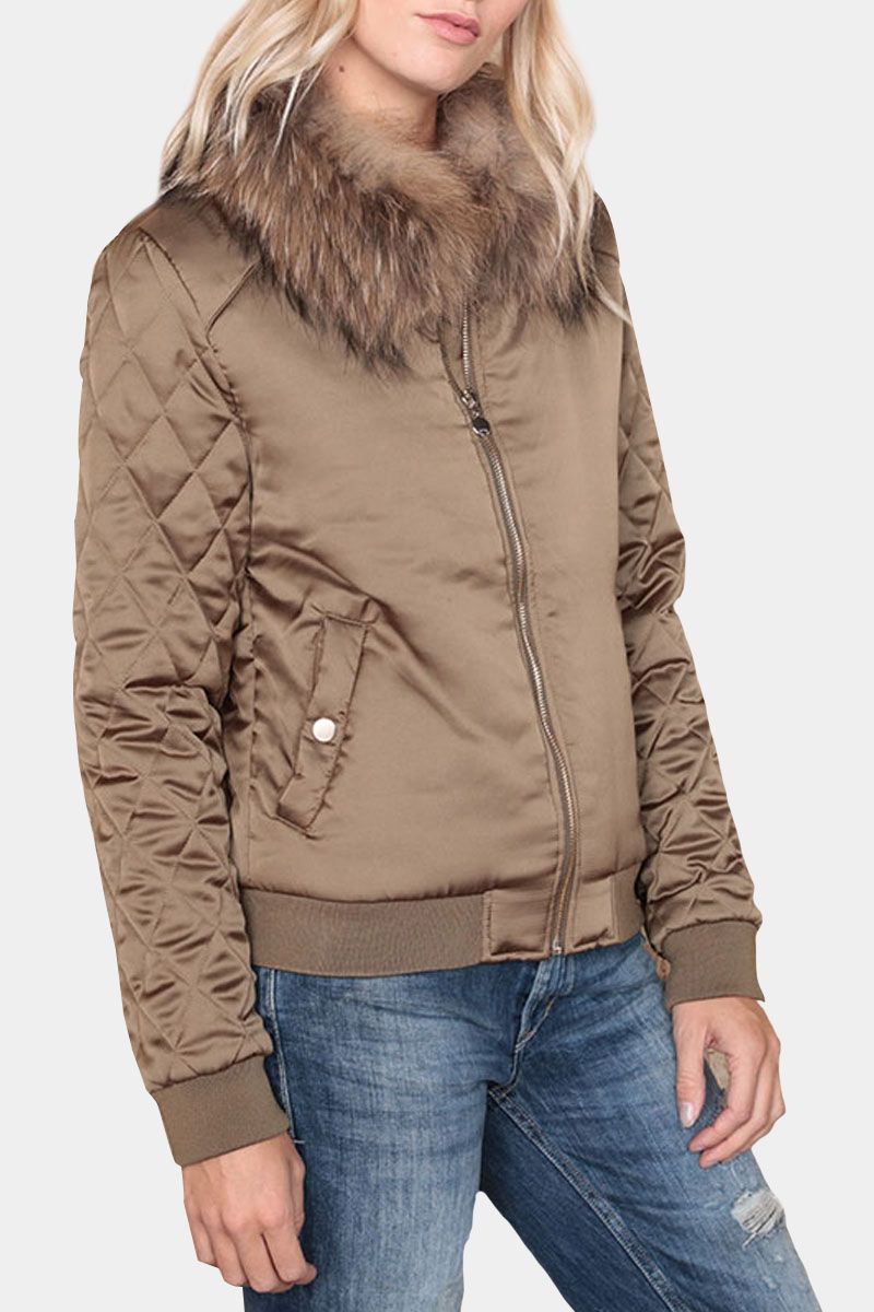 Veste fourrure le temps des 2025 cerises
