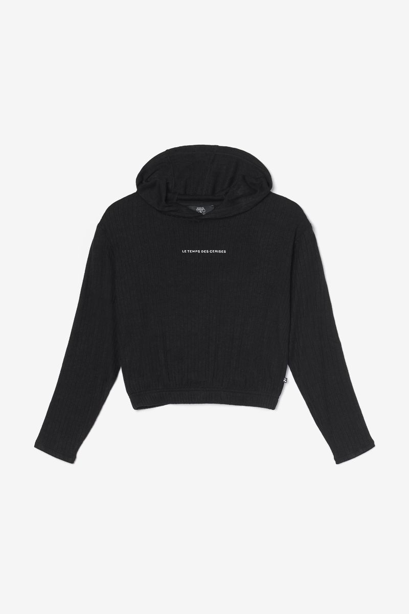 Sweat Femme Le Temps Des Cerises 🍒 Noir - Taille XS - Neuf Avec Étiquettes