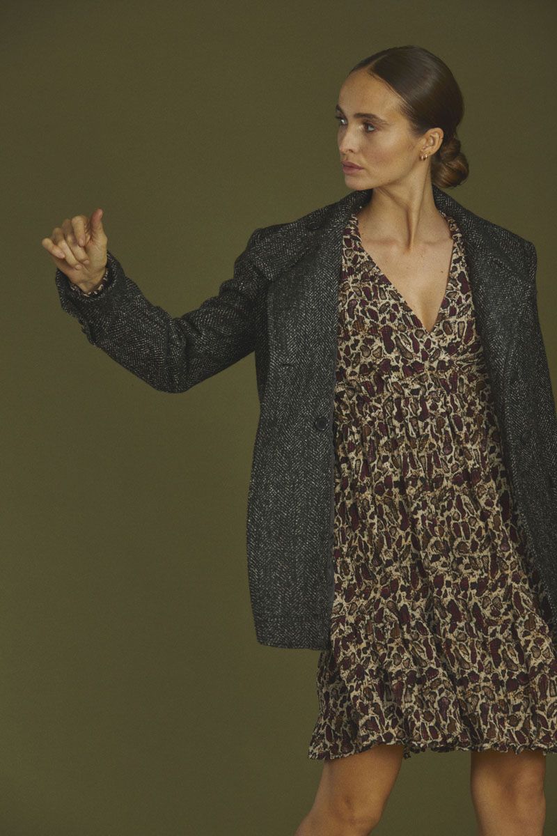 Robe Mihabel à motif serpent Robe Femme Le Temps des Cerises