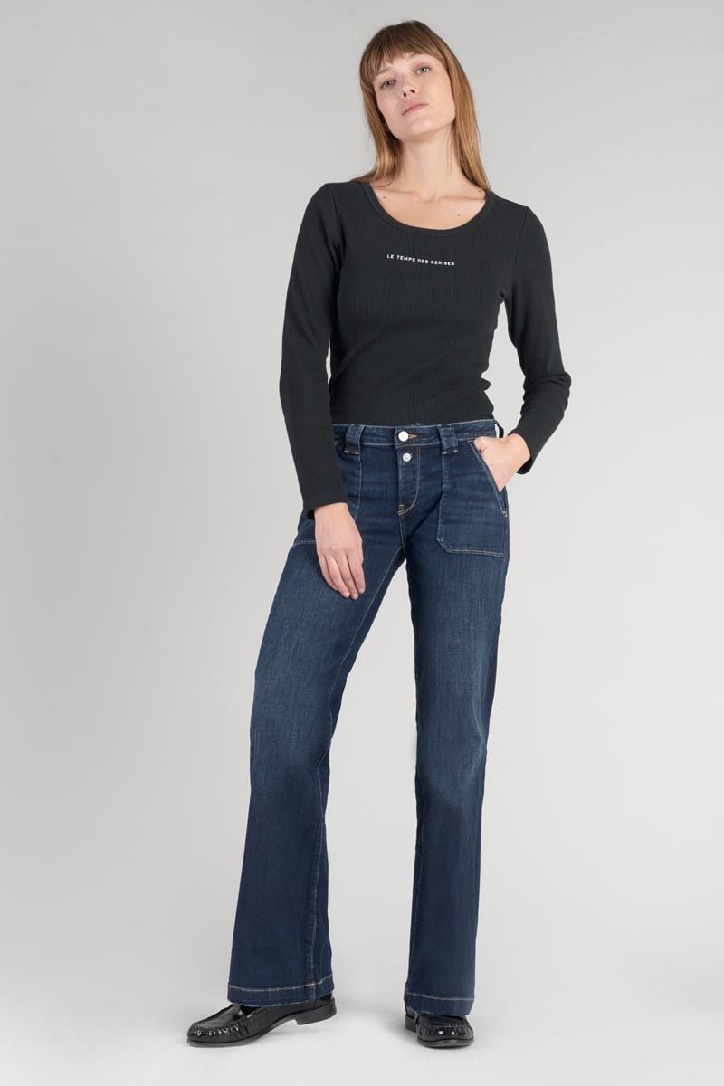 Jeans flare bleu N°1 Jeans Pantalons Flare Femme Le Temps