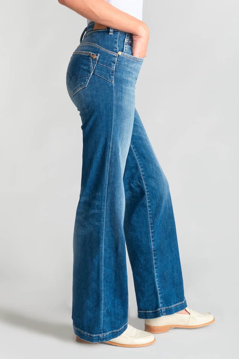 Jeans pulp flare Barcy taille haute bleu N°3 Jeans Pantalons