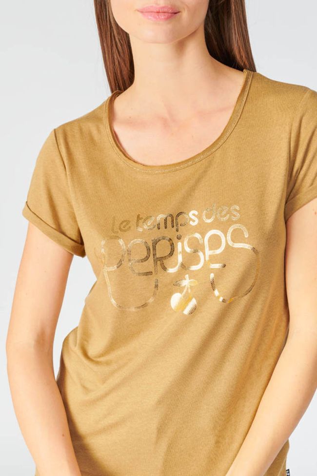 T-shirt Basitrame caramel