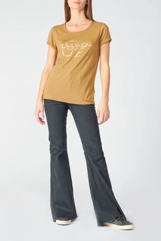 T-shirt Basitrame caramel