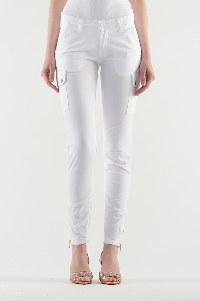 Pantalon Army blanc