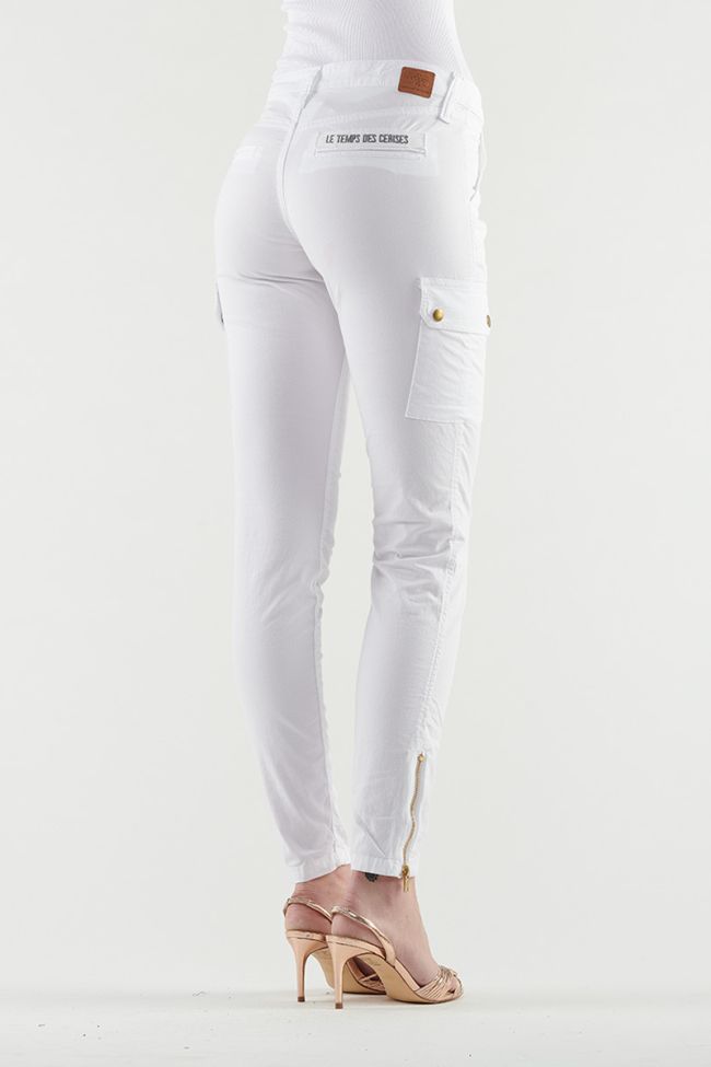 Pantalon Army blanc