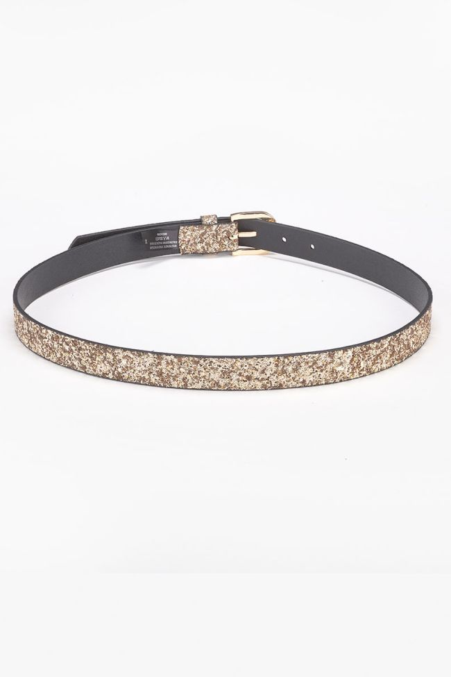 Ceinture Paillettes Or
