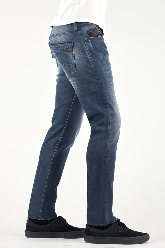 700/11 adjusted destroy jeans bleu-noir N°3