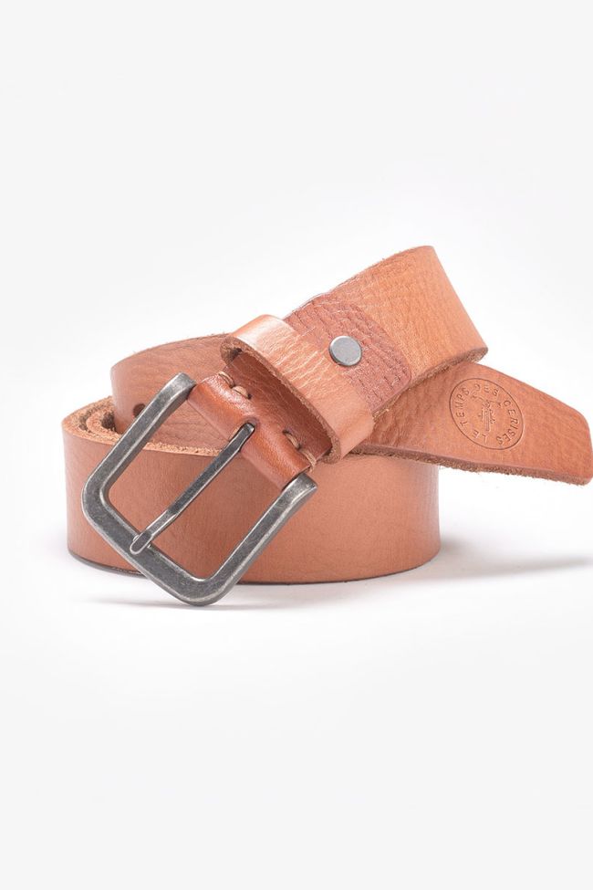 Ceinture Clint brune en cuir
