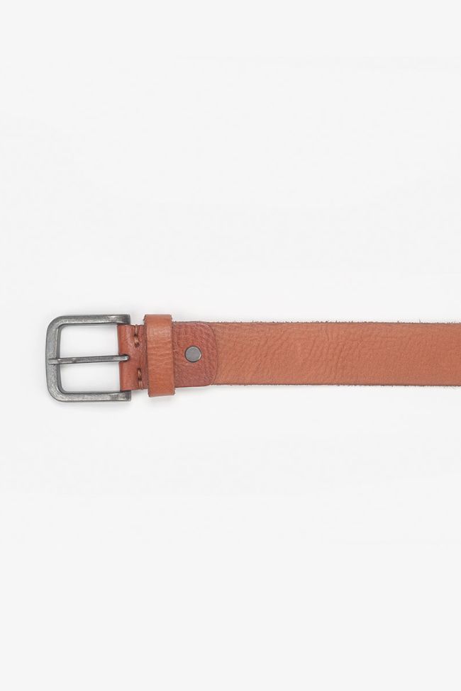 Ceinture Clint brune en cuir