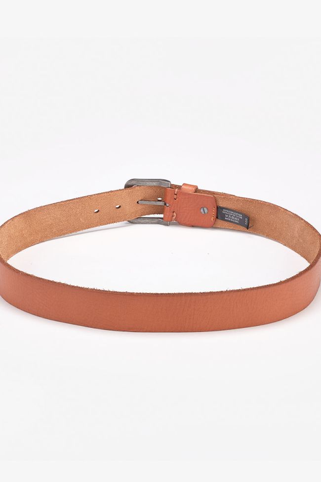 Ceinture Clint brune en cuir