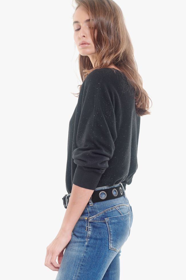Ceinture Caylie en daim noir