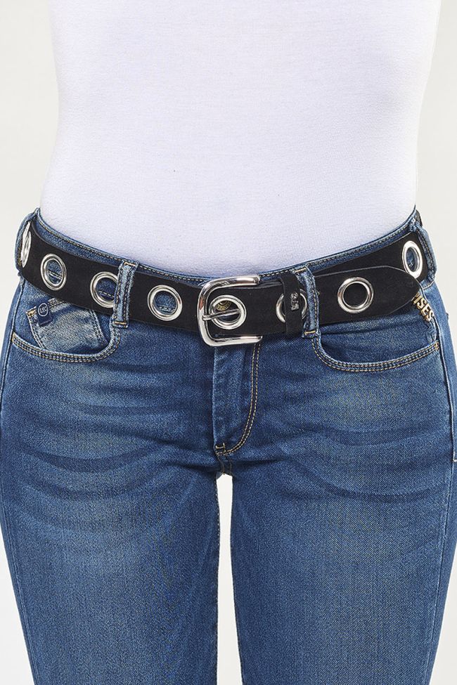 Ceinture Caylie en daim noir