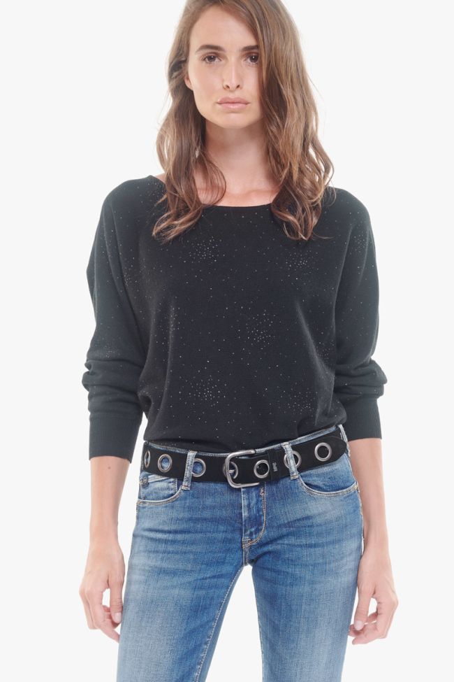 Ceinture Caylie en daim noir