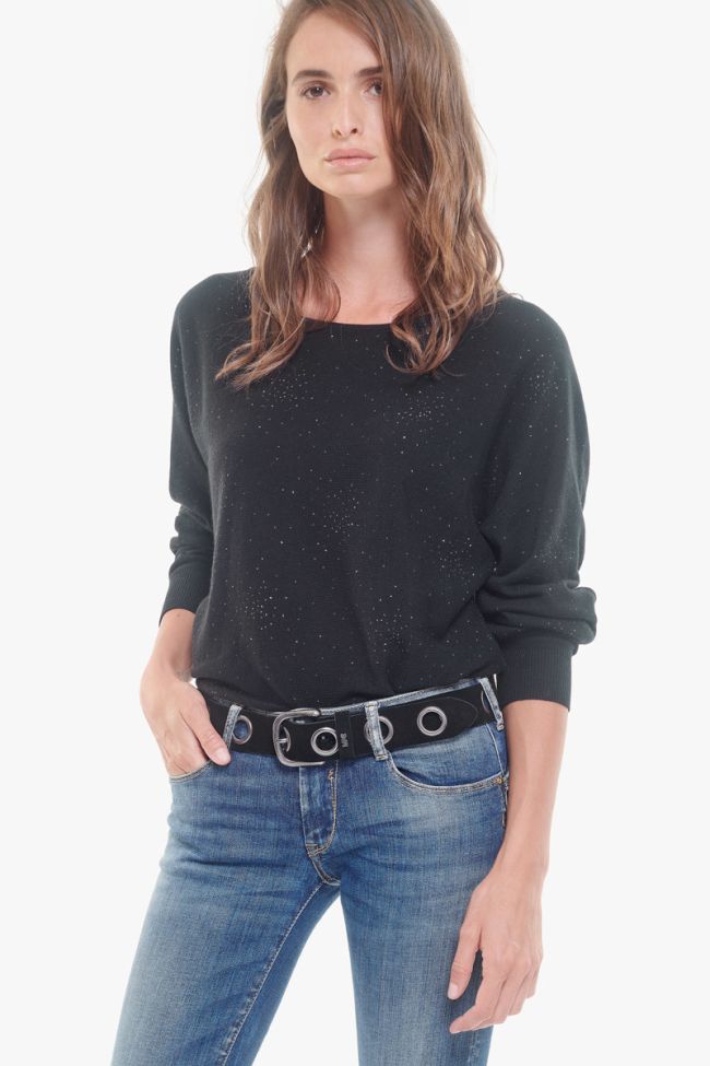 Ceinture Caylie en daim noir