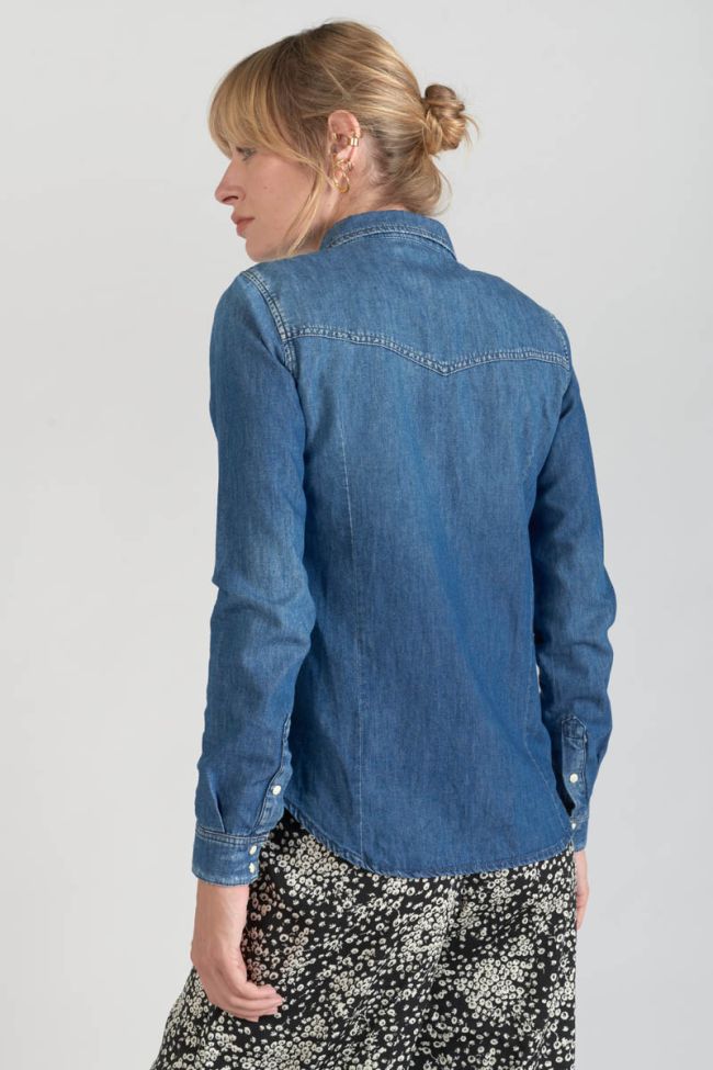 Chemise en jeans Juanita bleue
