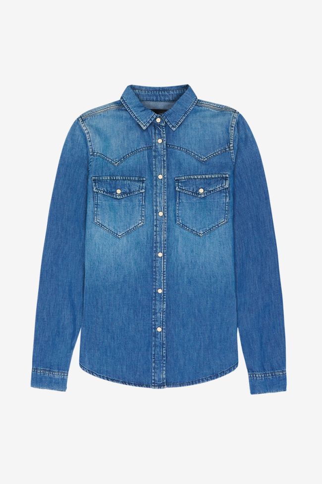 Chemise en jeans Juanita bleue