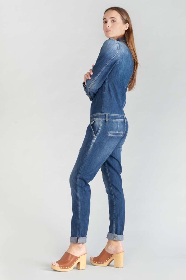 Combinaison en jeans Sena bleue