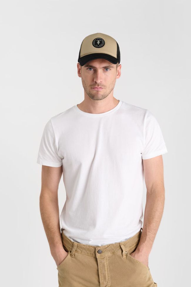 Casquette Marlo beige et noire