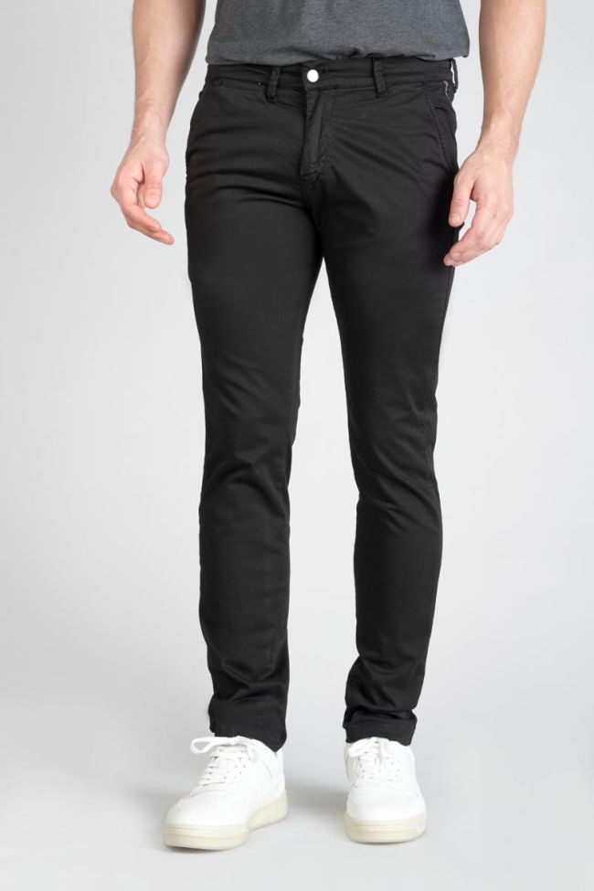 Pantalon chino slim Jas noir