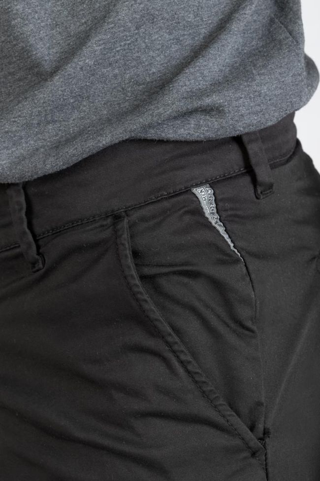 Pantalon chino slim Jas noir