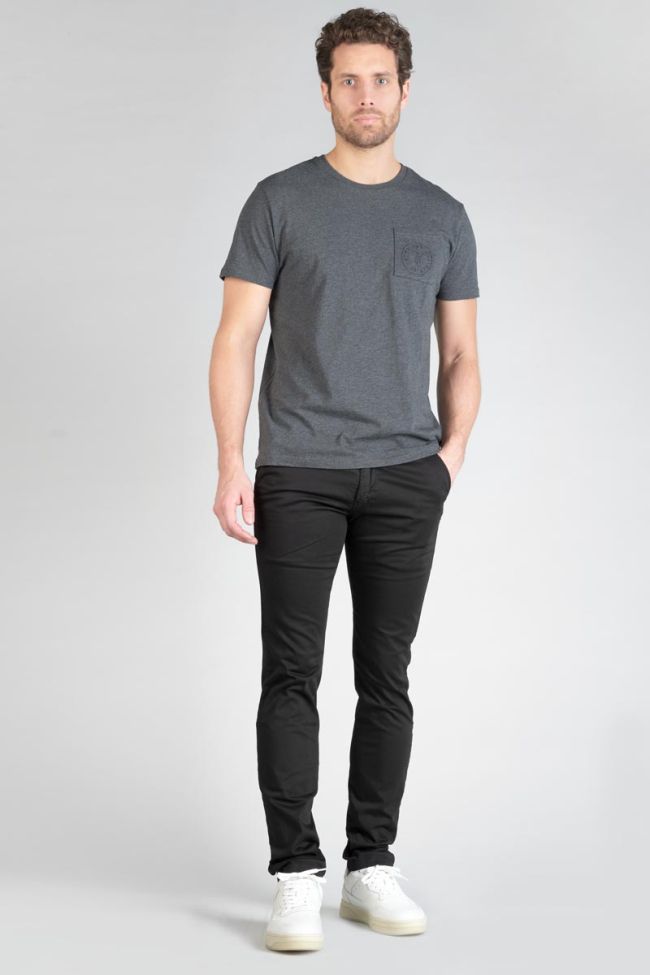 Pantalon chino slim Jas noir