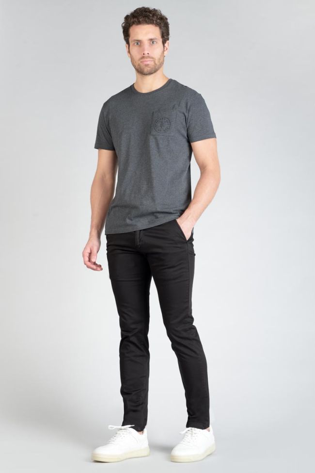 Pantalon chino slim Jas noir