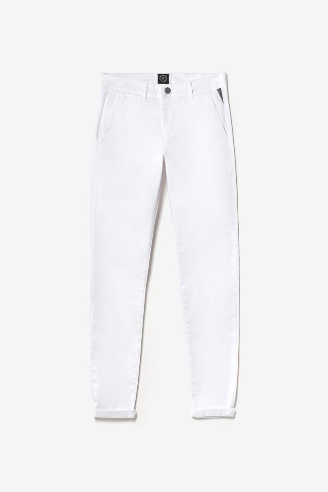 Pantalon Chino Slim Jas Blanc