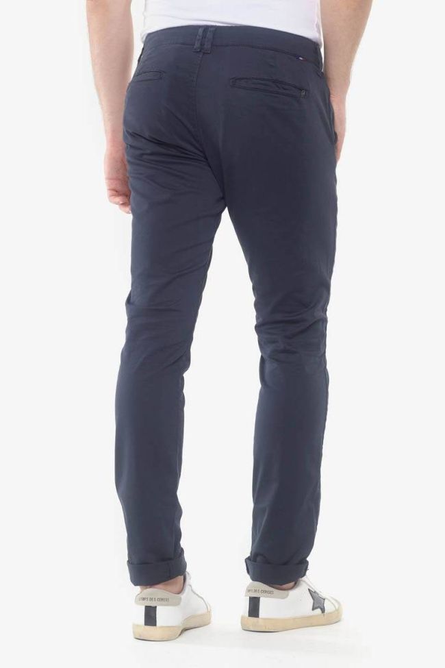 Pantalon chino slim Jas marine