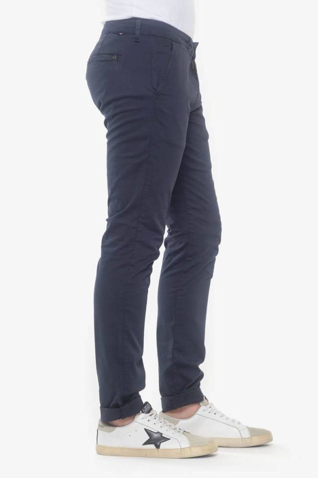 Pantalon chino slim Jas marine