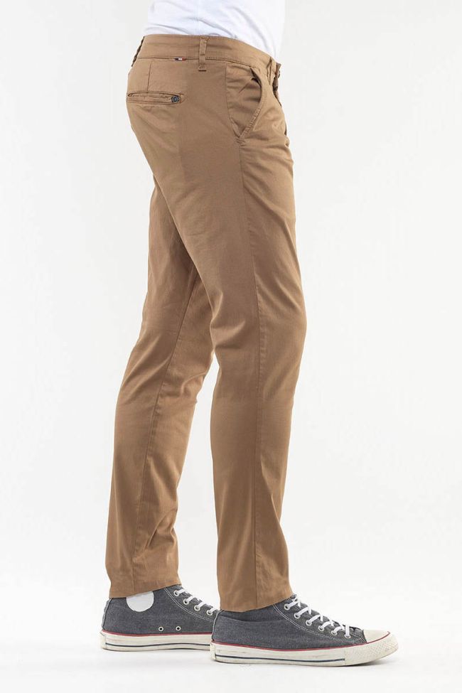 Pantalon chino slim Jas camel